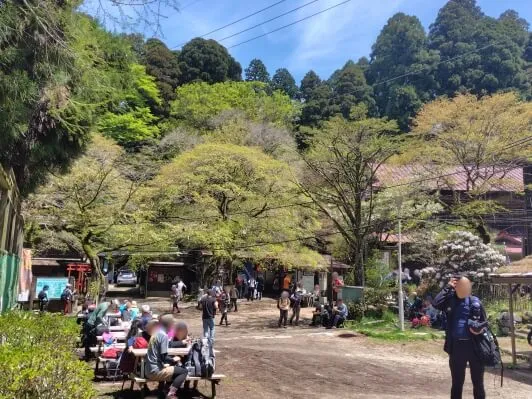 金剛山山頂にある売店