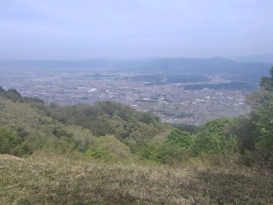 葛城山から見た景色