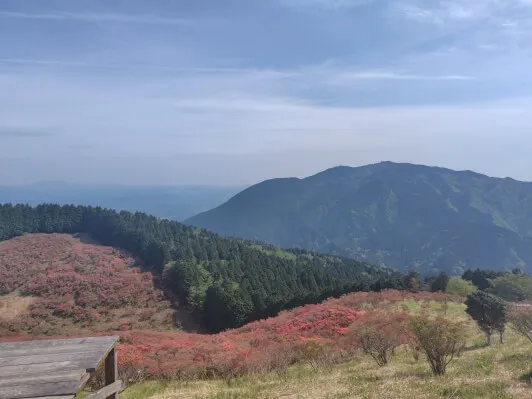 葛城山から見た景色